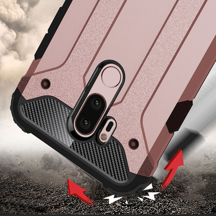 For LG G7 ThinQ Full-body Rugged TPU + PC Combination Back Cover Case