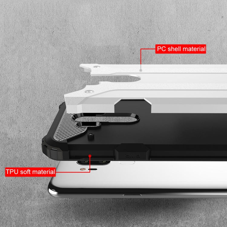 For LG G7 ThinQ Full-body Rugged TPU + PC Combination Back Cover Case