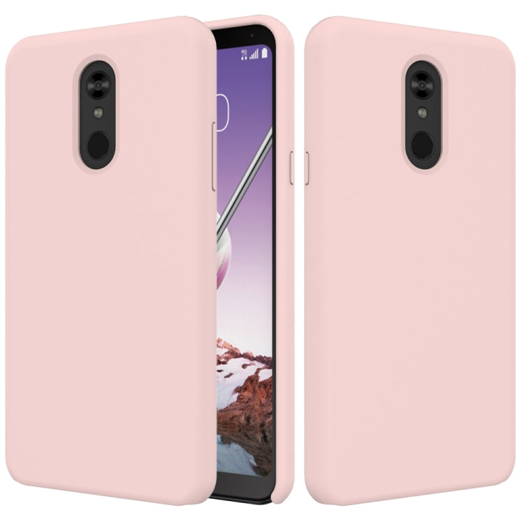 Solid Color Liquid Silicone Dropproof Protective Case for LG Q Stylo 5