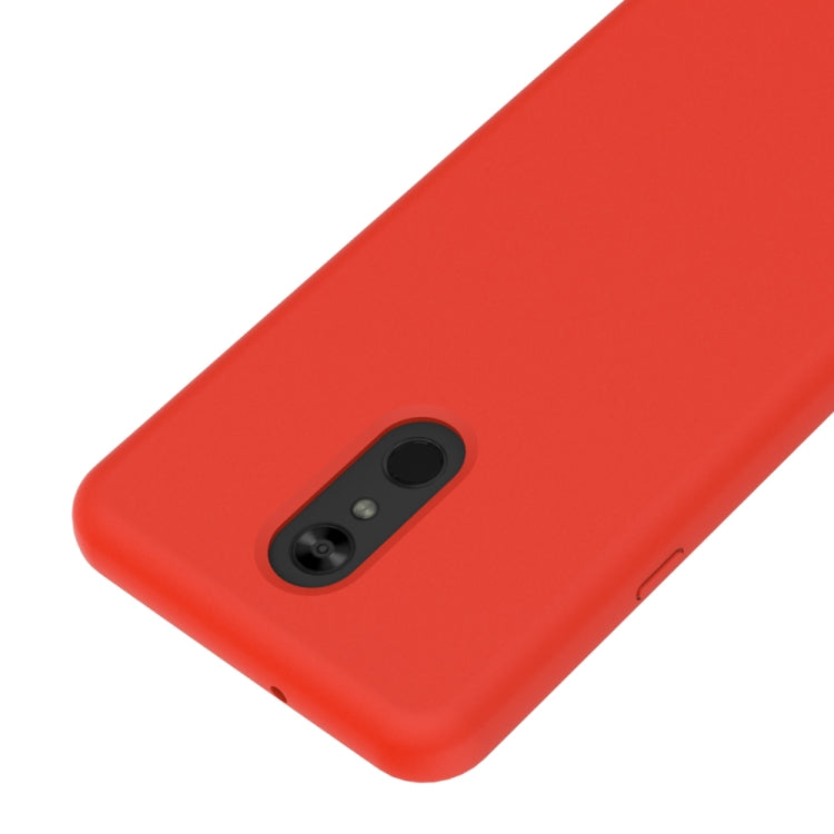 Solid Color Liquid Silicone Dropproof Protective Case for LG Q Stylo 5