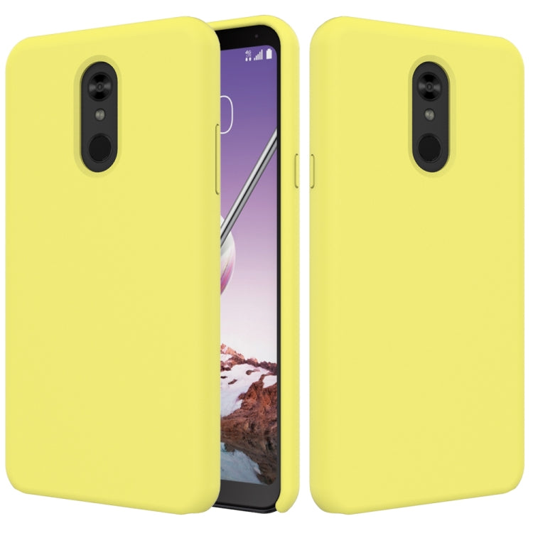 Solid Color Liquid Silicone Dropproof Protective Case for LG Q Stylo 5