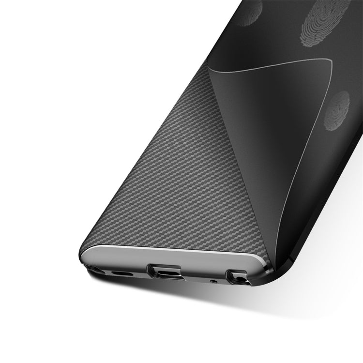 Carbon Fiber Texture Shockproof TPU Case for LG Q Stylo 5