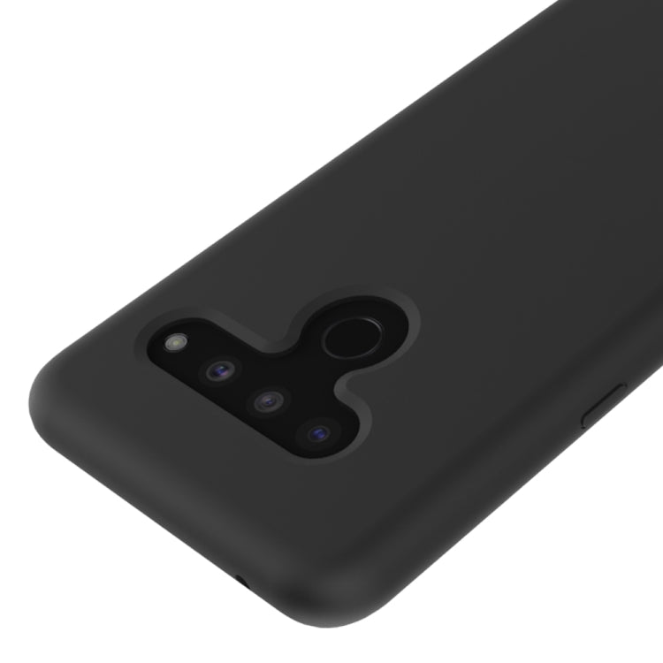 Solid Color Liquid Silicone Dropproof Protective Case for LG V50 ThinQ