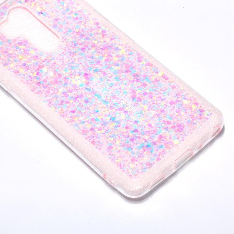 Colorful Glitter Powder Style Protective Soft Cover for LG G7 ThinQ