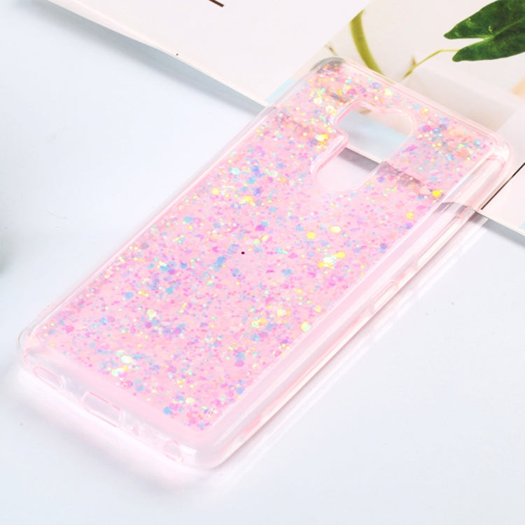 Colorful Glitter Powder Style Protective Soft Cover for LG G7 ThinQ