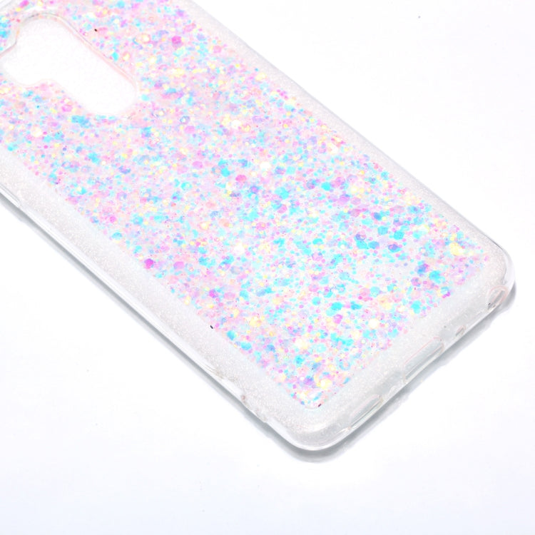 Colorful Glitter Powder Style Protective Soft Cover for LG G7 ThinQ