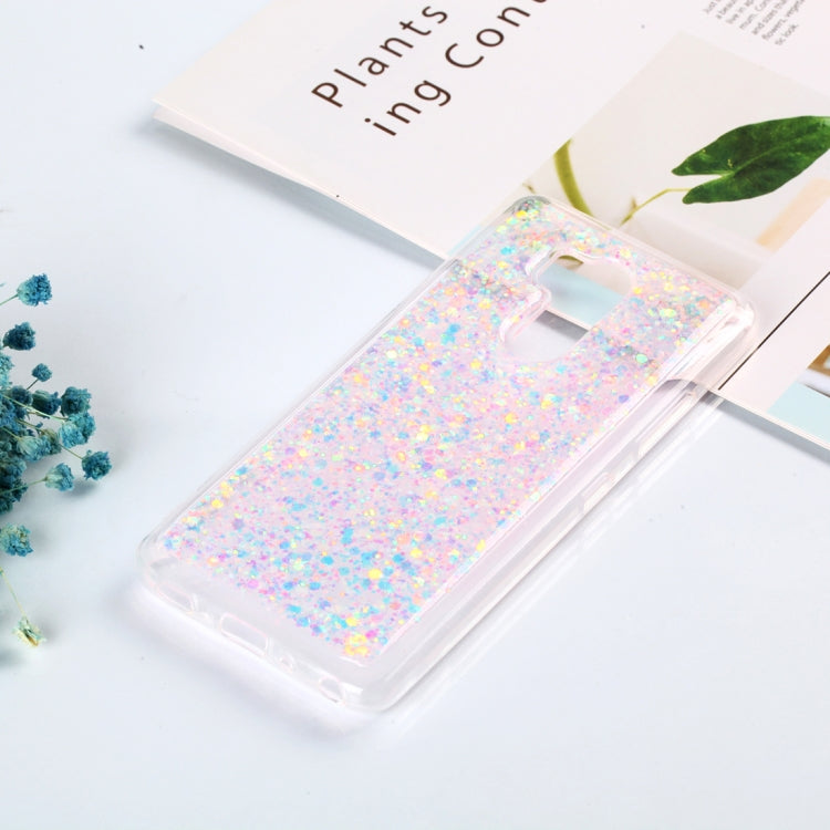 Colorful Glitter Powder Style Protective Soft Cover for LG G7 ThinQ