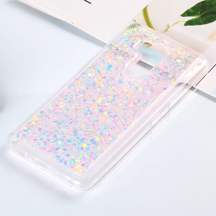 Colorful Glitter Powder Style Protective Soft Cover for LG G7 ThinQ