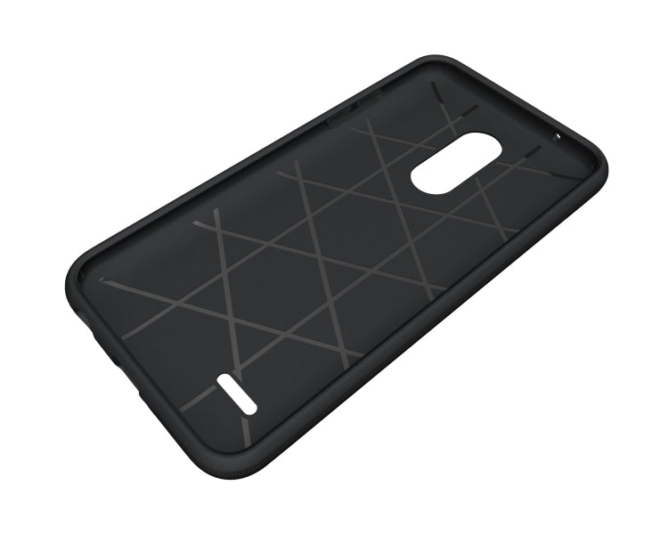 Anti-slip Armor Texture TPU + PC Case for LG K10 (2018)