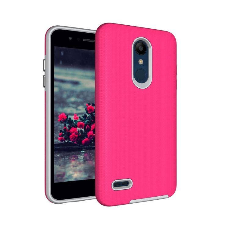 Anti-slip Armor Texture TPU + PC Case for LG K10 (2018)