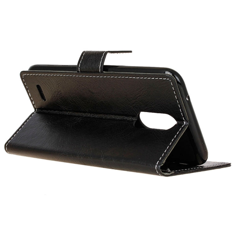 For LG K10 (2018) Retro Crazy Horse Texture Horizontal Flip Leather Case with Holder & Card Slots & Wallet & Photo Frame
