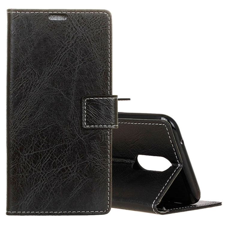 For LG K10 (2018) Retro Crazy Horse Texture Horizontal Flip Leather Case with Holder & Card Slots & Wallet & Photo Frame