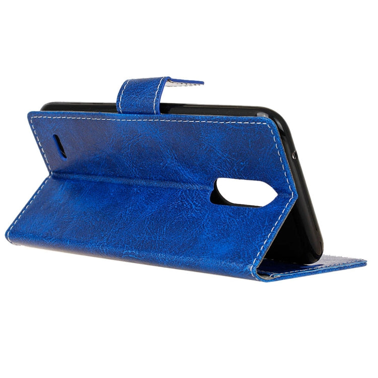 For LG K10 (2018) Retro Crazy Horse Texture Horizontal Flip Leather Case with Holder & Card Slots & Wallet & Photo Frame