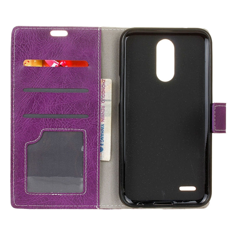 For LG K10 (2018) Retro Crazy Horse Texture Horizontal Flip Leather Case with Holder & Card Slots & Wallet & Photo Frame