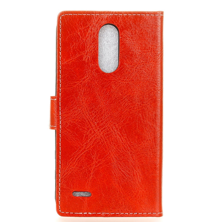 For LG K10 (2018) Retro Crazy Horse Texture Horizontal Flip Leather Case with Holder & Card Slots & Wallet & Photo Frame