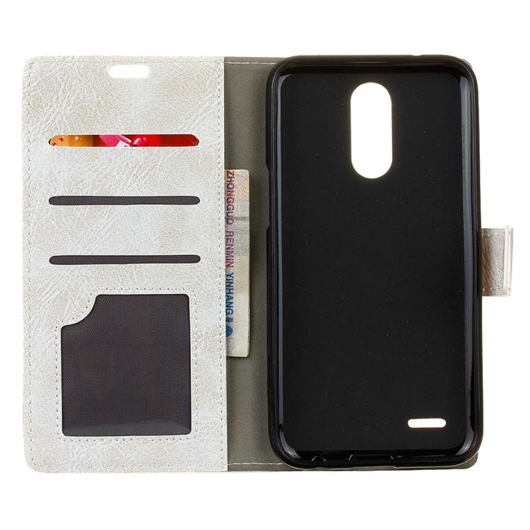 For LG K10 (2018) Retro Crazy Horse Texture Horizontal Flip Leather Case with Holder & Card Slots & Wallet & Photo Frame