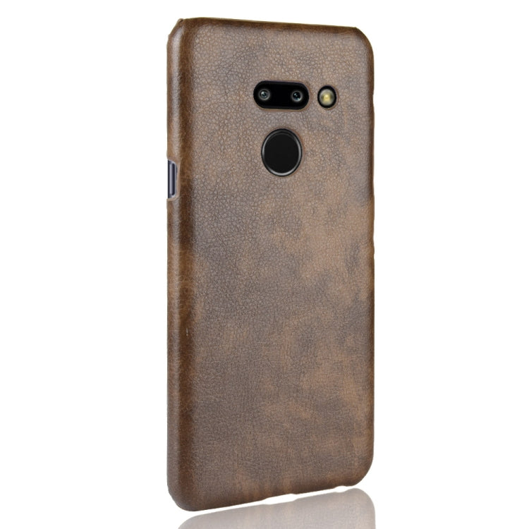 Shockproof Litchi Texture PC + PU Case for LG G8 ThinQ