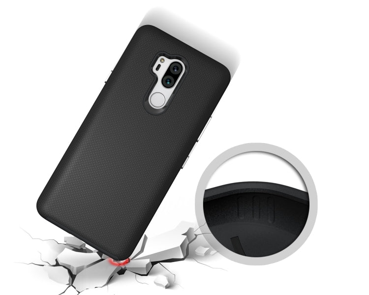 Anti-slip Armor Texture TPU + PC Case for LG G7 ThinQ
