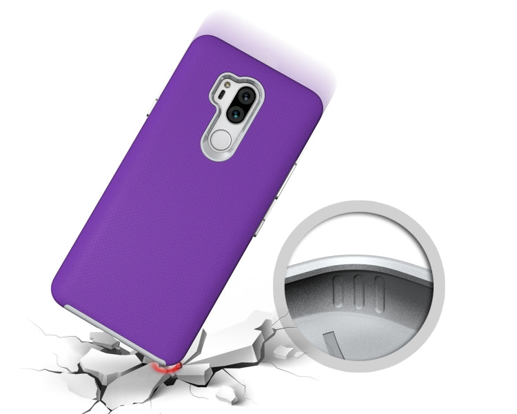 Anti-slip Armor Texture TPU + PC Case for LG G7 ThinQ