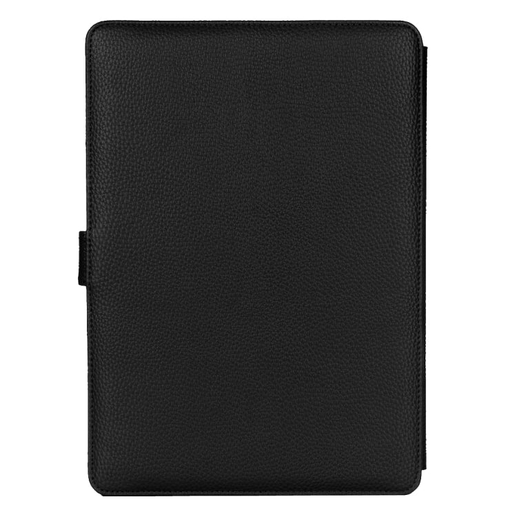 For New MacBook 12 inch Litchi Texture Horizontal Flip Solid Color Apple Laptop Leather Case with Holder