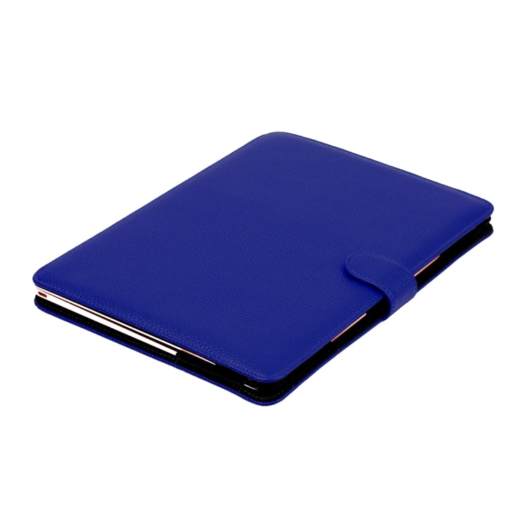 For New MacBook 12 inch Litchi Texture Horizontal Flip Solid Color Apple Laptop Leather Case with Holder