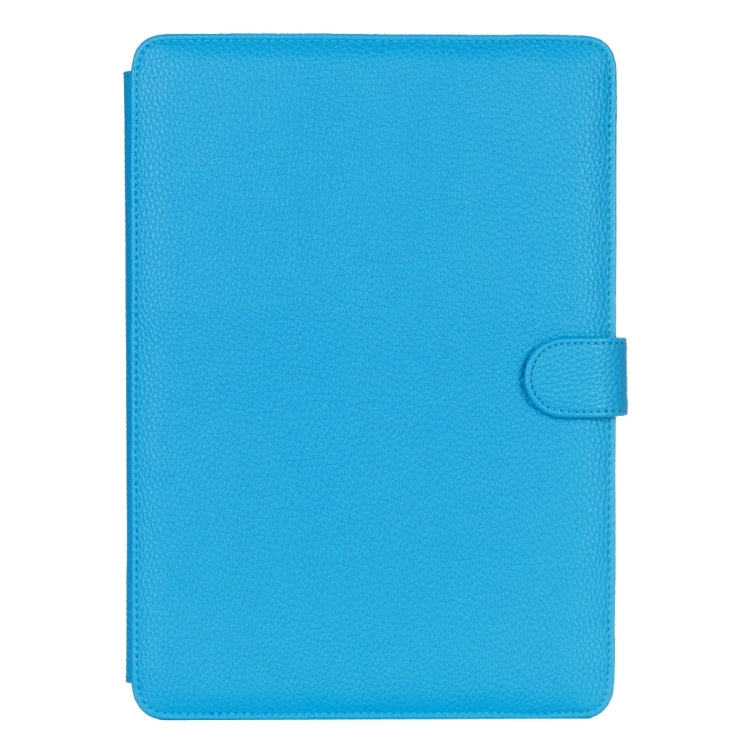 For New MacBook 12 inch Litchi Texture Horizontal Flip Solid Color Apple Laptop Leather Case with Holder