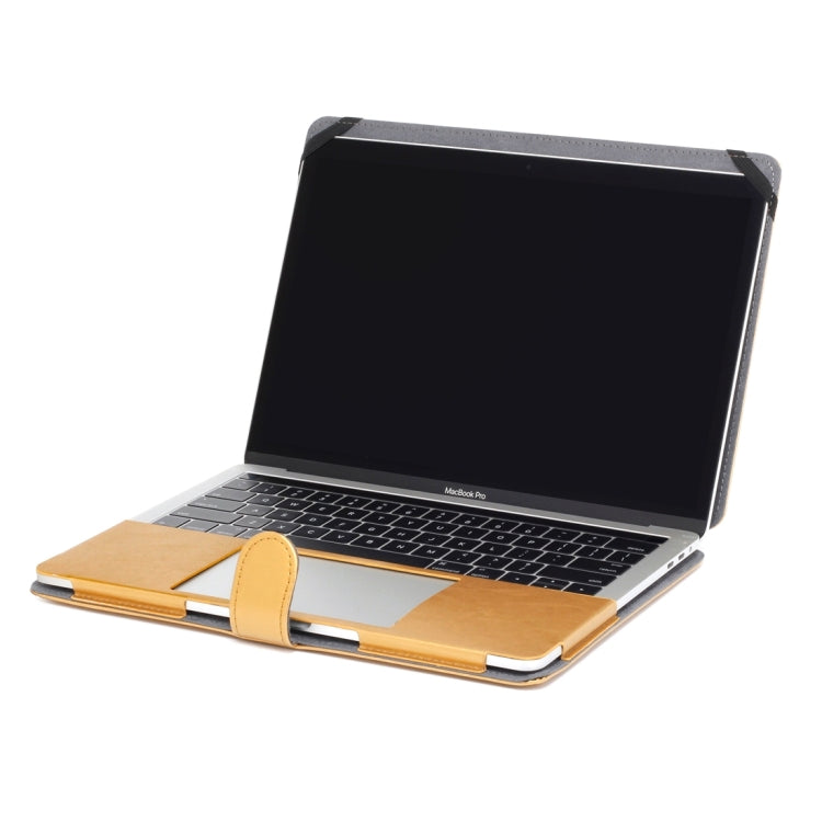 For 2016 New Macbook Pro 13.3 inch A1706 & A1708 Crazy Horse Texture Horizontal Flip Leather Case