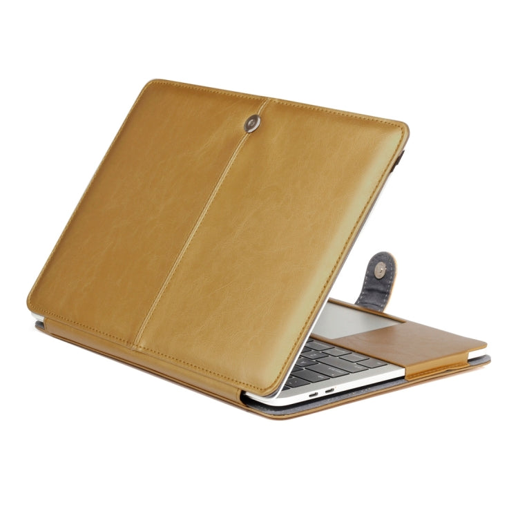 For 2016 New Macbook Pro 13.3 inch A1706 & A1708 Crazy Horse Texture Horizontal Flip Leather Case