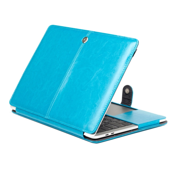 For 2016 New Macbook Pro 13.3 inch A1706 & A1708 Crazy Horse Texture Horizontal Flip Leather Case