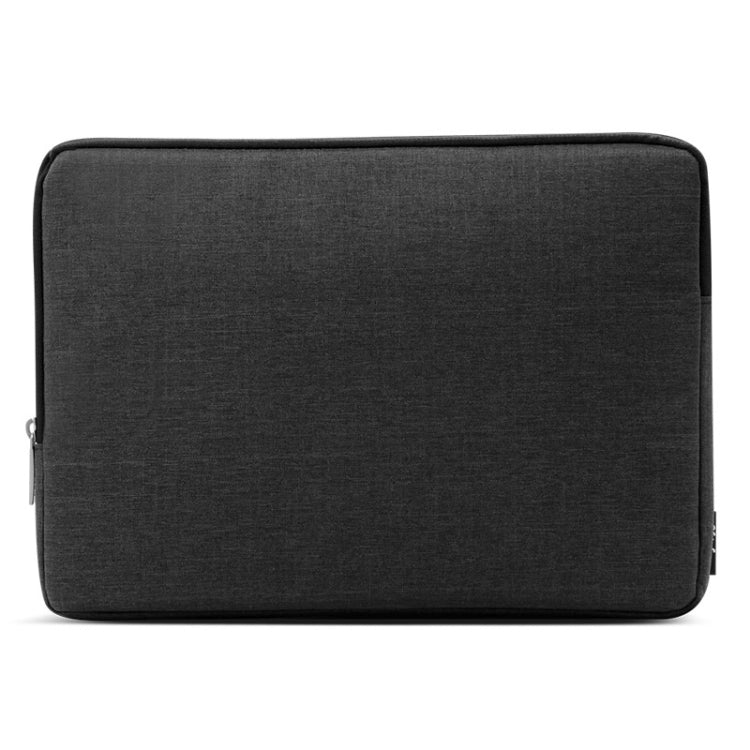 For Macbook Pro / Air & 15.6 inch and Below Universal Laptop Bag Fabric Soft Portable Package Pouch (Black)