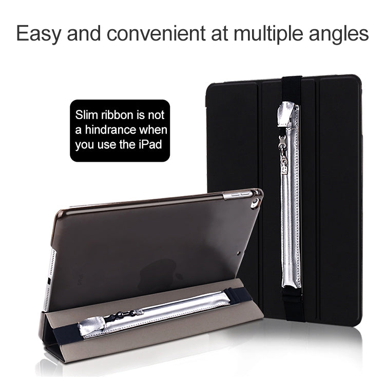 PU Leather Waterproof Hook Pen Cap Anti-lost Apple Pencil Stylus Protective Cover for iPad Pro 12.9 inch / Pro 11 inch ï¼ˆ2018ï¼‰ / Pro 10.5 inch / 9.7 inch / 7.9 inch, with Silicone Pen Tip