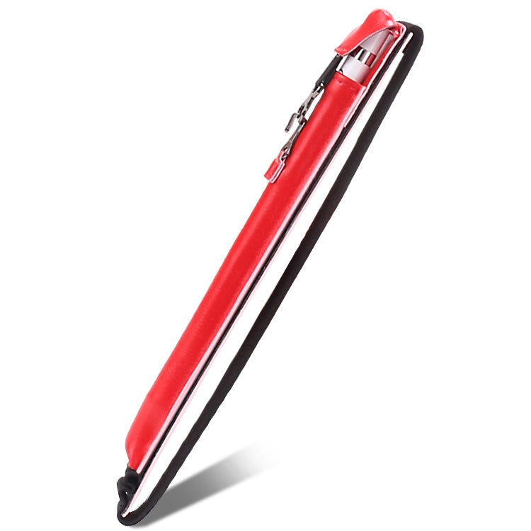 PU Leather Waterproof Hook Pen Cap Anti-lost Apple Pencil Stylus Protective Cover for iPad Pro 12.9 inch / Pro 11 inch ï¼ˆ2018ï¼‰ / Pro 10.5 inch / 9.7 inch / 7.9 inch, with Silicone Pen Tip