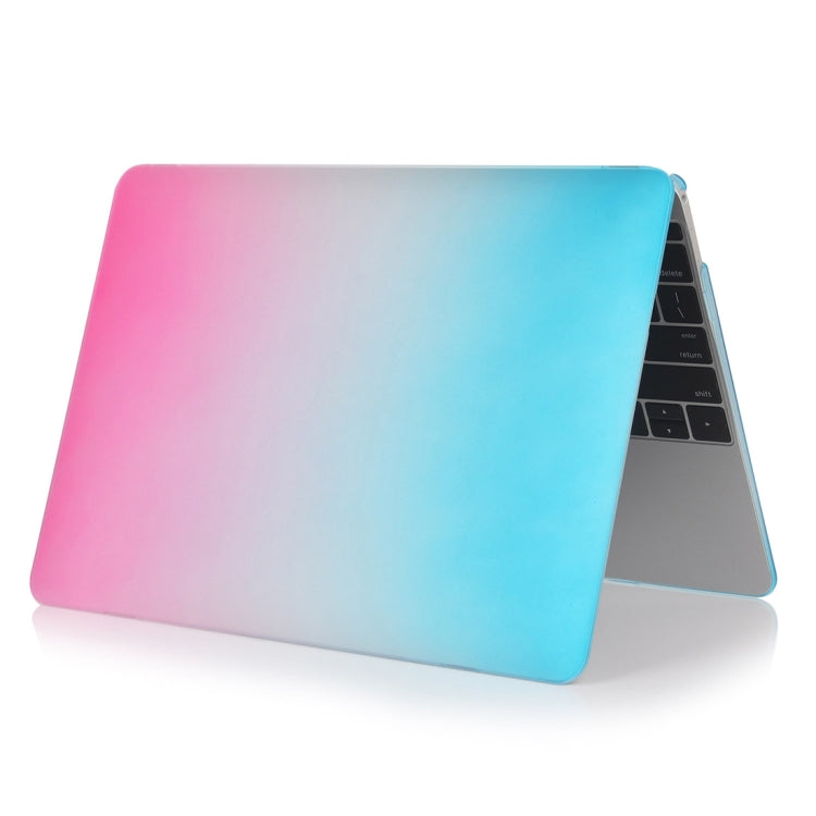 Blue and Pink Color Gradient Protective Case for MacBook Air 13.3 inch A1932 (2018) & A2179 (2020)