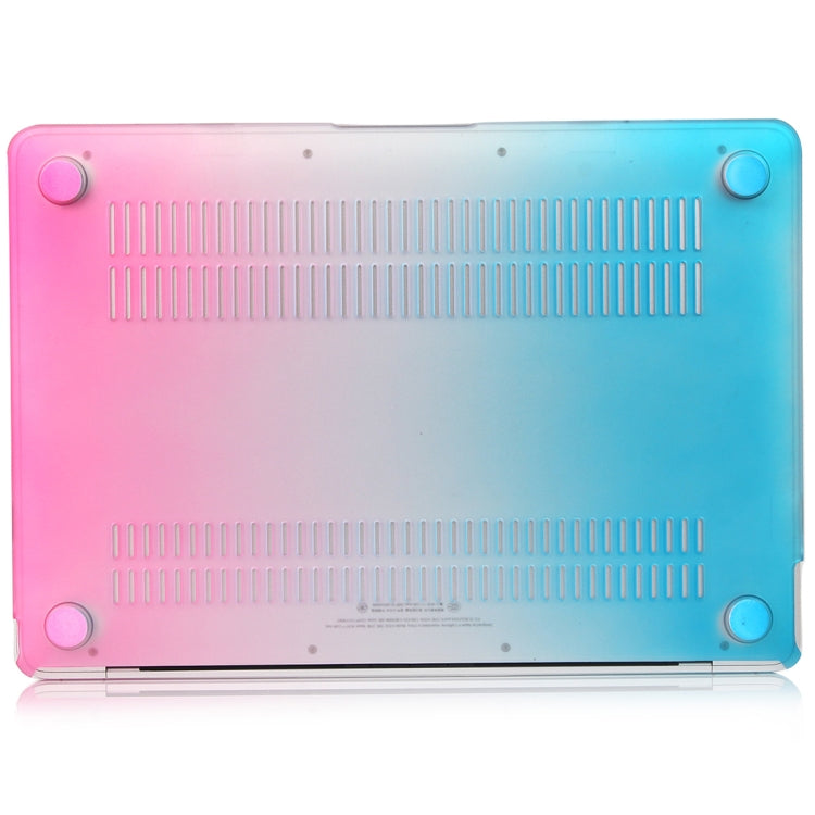 Blue and Pink Color Gradient Protective Case for MacBook Air 13.3 inch A1932 (2018) & A2179 (2020)