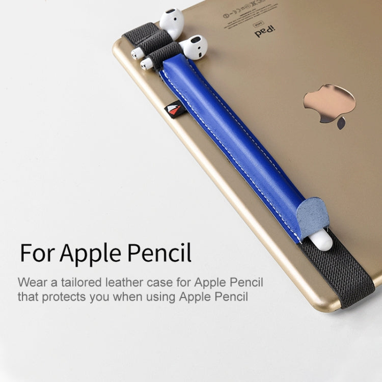 BS5R Stylus Pen PU Leather Protective Cover for Apple Pencil 1 / 2, with Charging Head Storage Bag