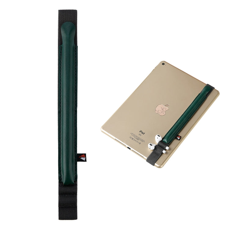 BS5R Stylus Pen PU Leather Protective Cover for Apple Pencil 1 / 2, with Charging Head Storage Bag
