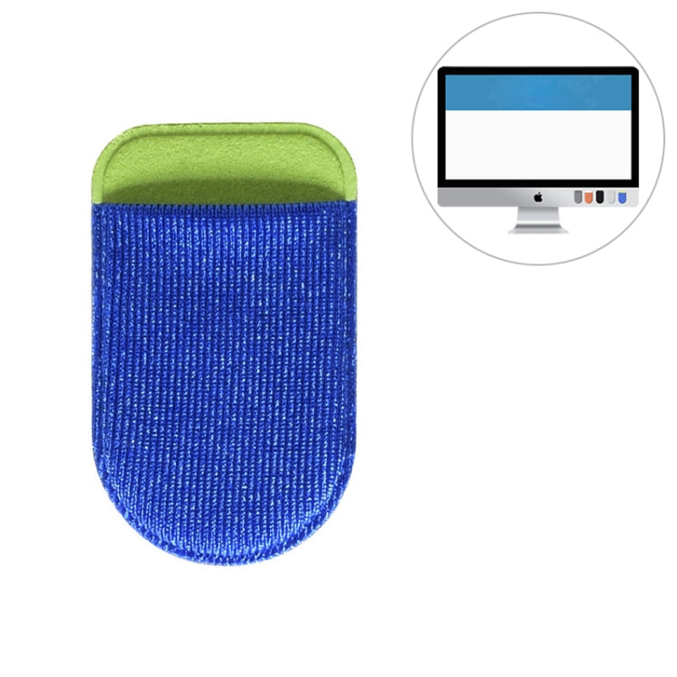 V4W52 Pastable Flannel Small Articles Portable Storage Protection Bag for Apple Pencil 1 Adapter
