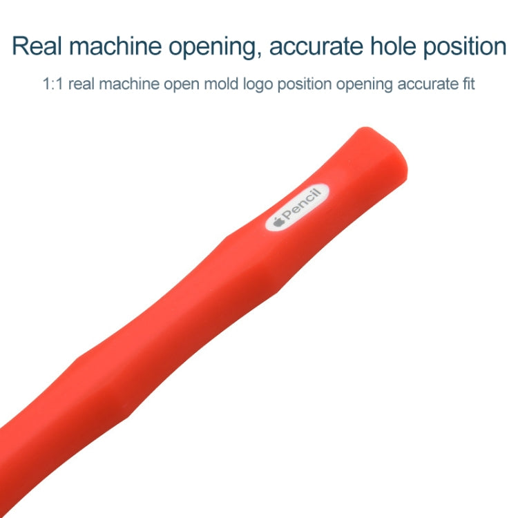 BG5 Wavy Split Stylus Pen Silicone Protective Cover for Apple Pencil 2