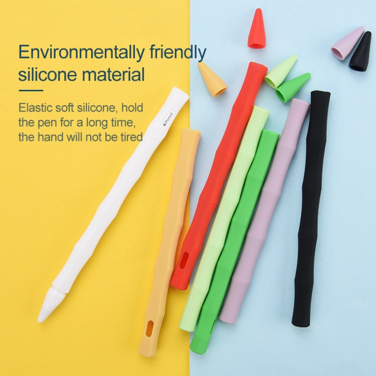 BG5 Wavy Split Stylus Pen Silicone Protective Cover for Apple Pencil 2