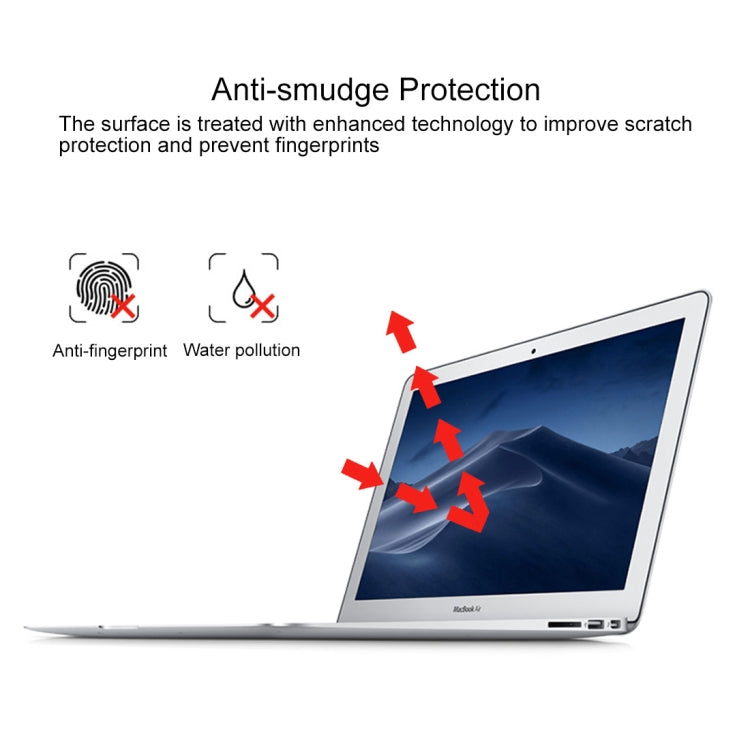 0.3mm 6H Surface Hardness HD Scratch-proof Full Screen PET Film for MacBook Air 13.3 inch (A1369 / A1466)(Silver)