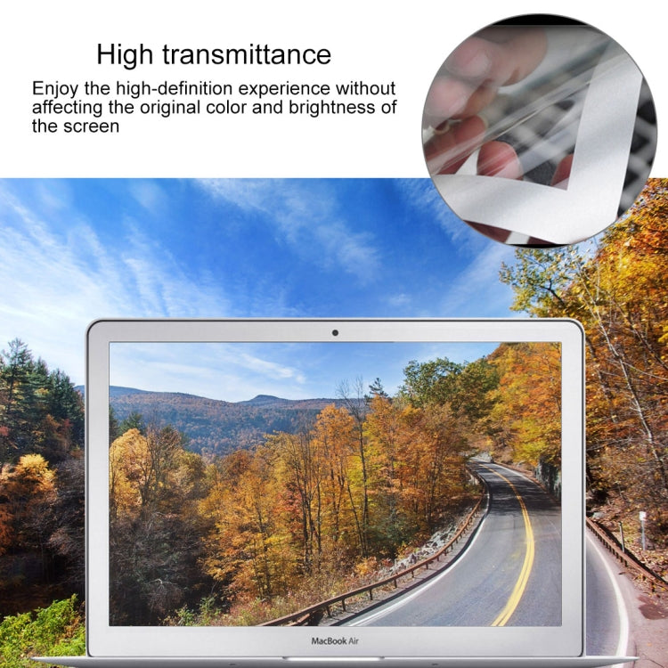 0.3mm 6H Surface Hardness HD Scratch-proof Full Screen PET Film for MacBook Air 13.3 inch (A1369 / A1466)(Silver)