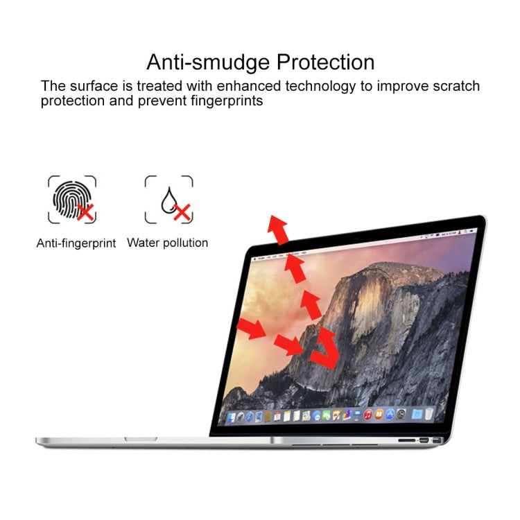 0.3mm 6H Surface Hardness HD Scratch-proof Full Screen PET Film for MacBook Retina 12 inch (A1534)(Black)