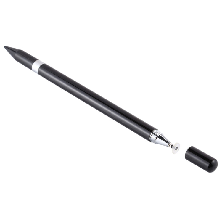 2 in 1 Stationery Writing Tools Metal Ballpoint Pen Capacitive Touch Screen Stylus Pen for Phones, Tablets