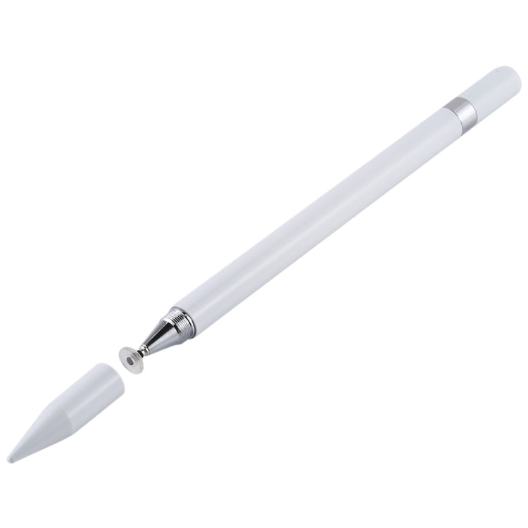 2 in 1 Stationery Writing Tools Metal Ballpoint Pen Capacitive Touch Screen Stylus Pen for Phones, Tablets