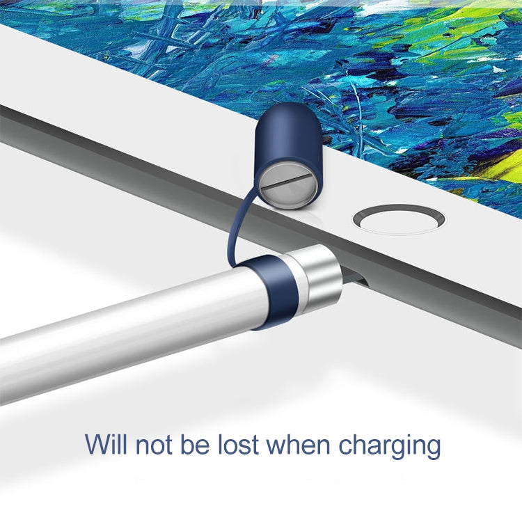 4 in 1 For Apple Pencil 1 Stylus Touch Pen Nib Pen Cap Anti-lost Silicone Protective Cover Set