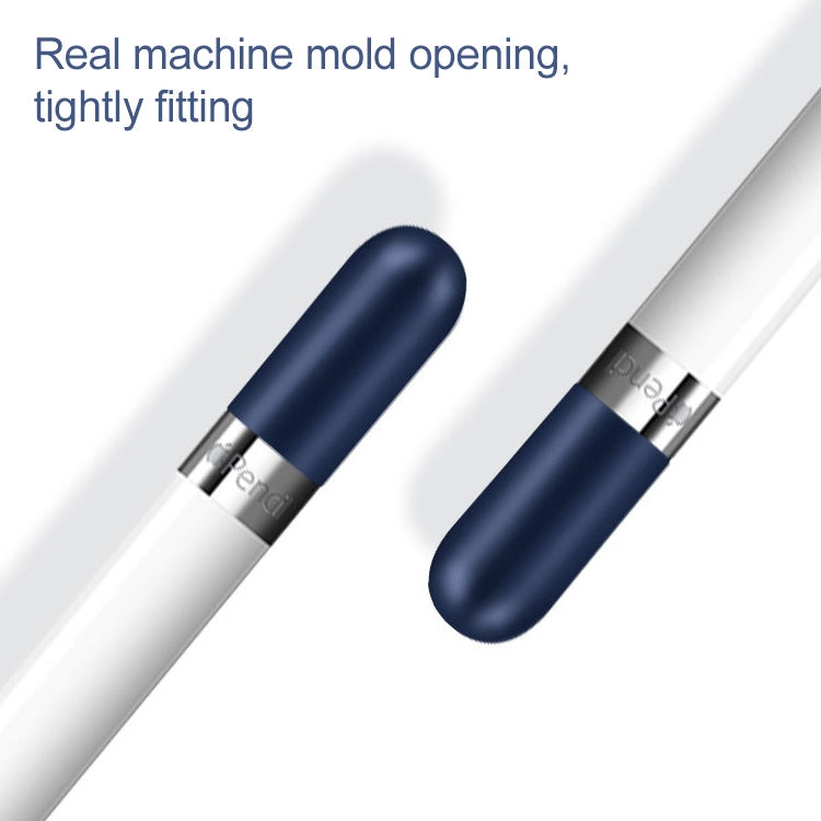 4 in 1 For Apple Pencil 1 Stylus Touch Pen Nib Pen Cap Anti-lost Silicone Protective Cover Set