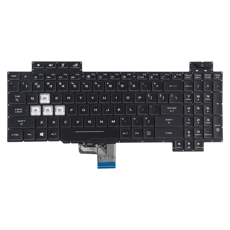 US Version Keyboard with Keyboard Backlight for Asus ROG Strix Scar II GL504 GL504GS GL504GV