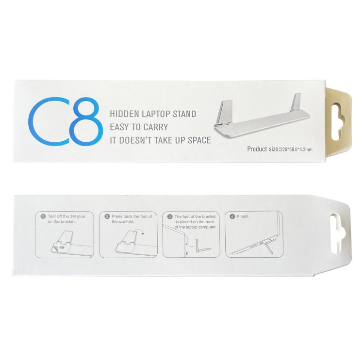 C8 Portable Hidden Laptop Notebook Computer Stand Holder