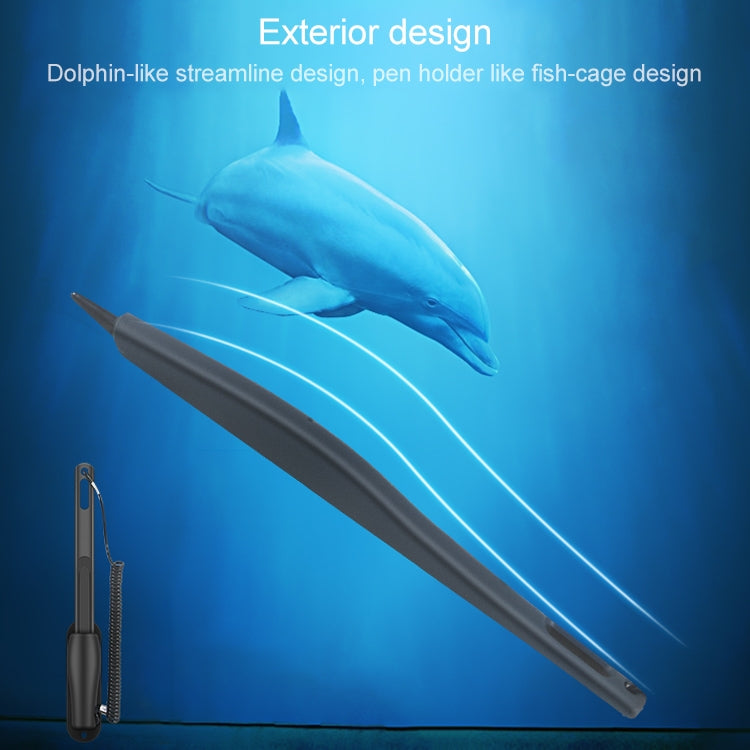 0319 Navigator Touch Stylus Metal Aluminum Tube Body Resistance Stylus with Fixed Slot Base & Spring Cable