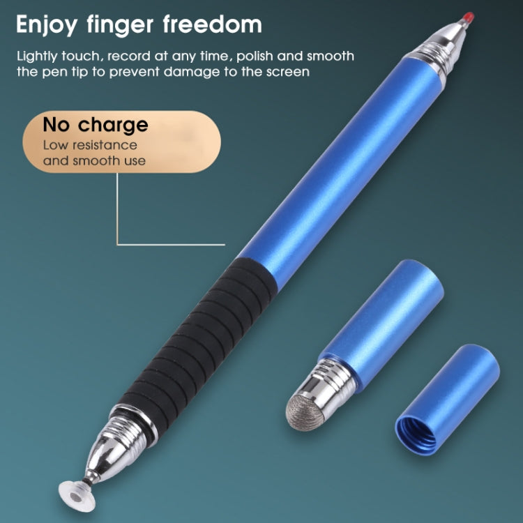 3 in 1 Universal Silicone Disc Nib Stylus Pen with Mobile Phone Writing Pen & Common Writing Pen Function